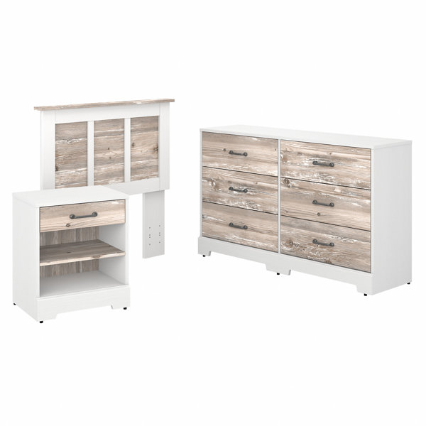 Kathy Ireland Home by Bush Furniture River Brook Bedroom 2 Piece